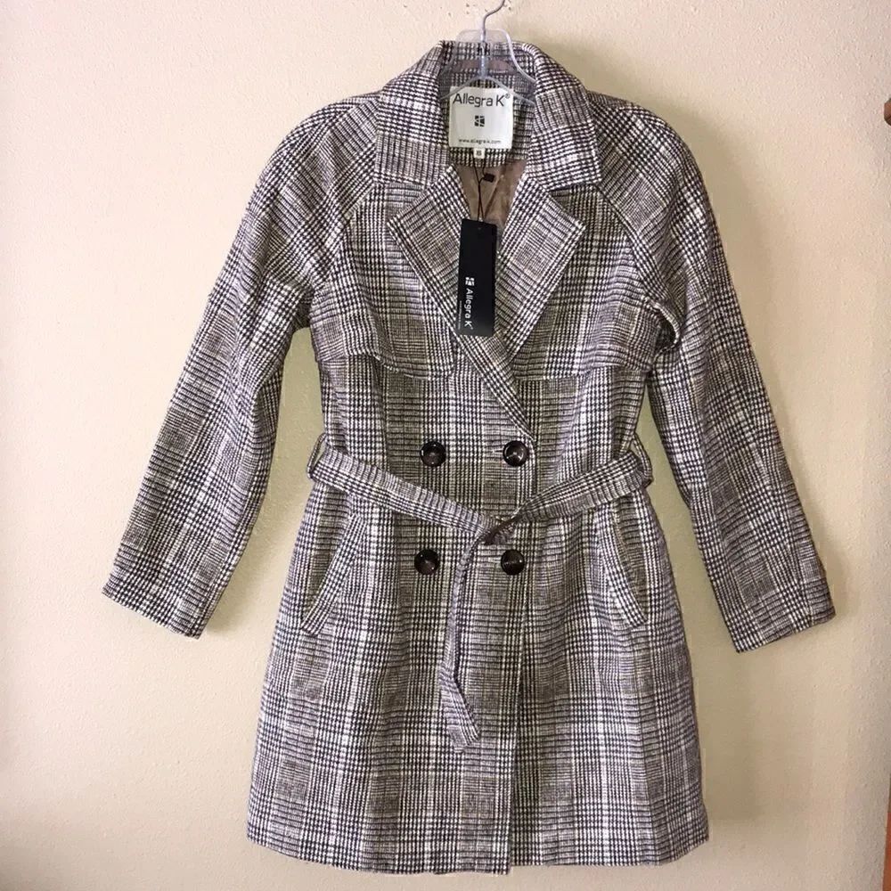 NEW Allegra K Plaid Jacket - Picture 6 of 6